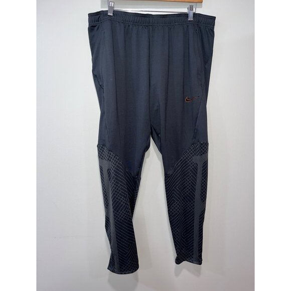 Nike Mens‎ Athletic Pants Size XXL Navy Blue Slim Fit - Picture 1 of 10